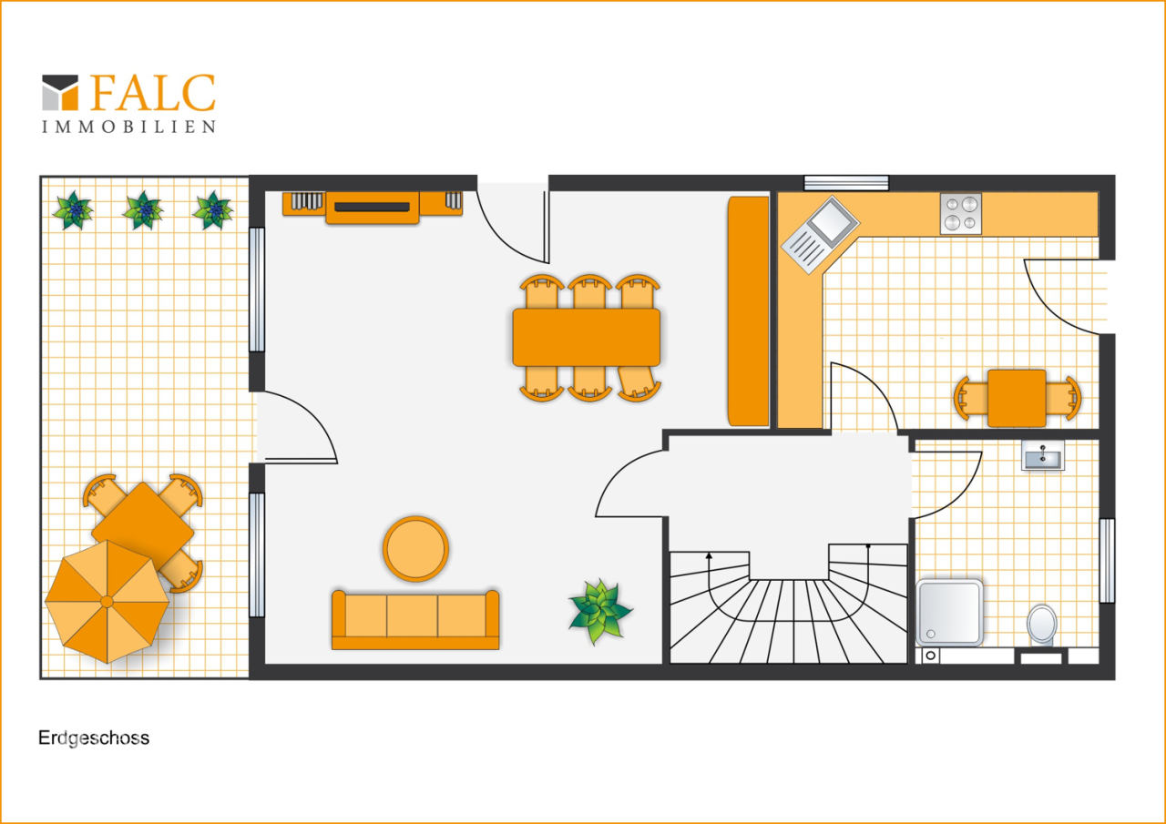Grundriss Wohnebene Grundriss Wohnebene