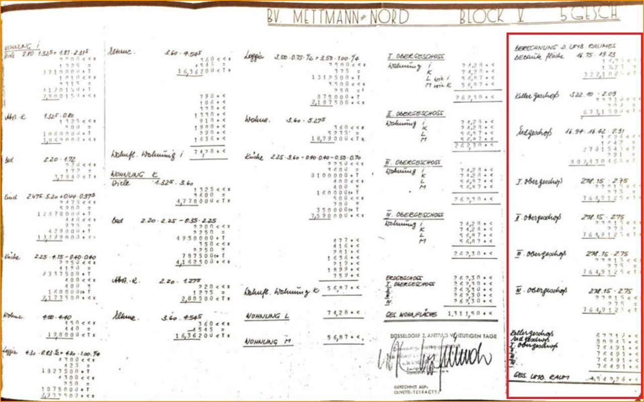 !Akte Berechnung umbauter Raum ETW ME Be33 !Akte Berechnung umbauter Raum ETW ME Be33