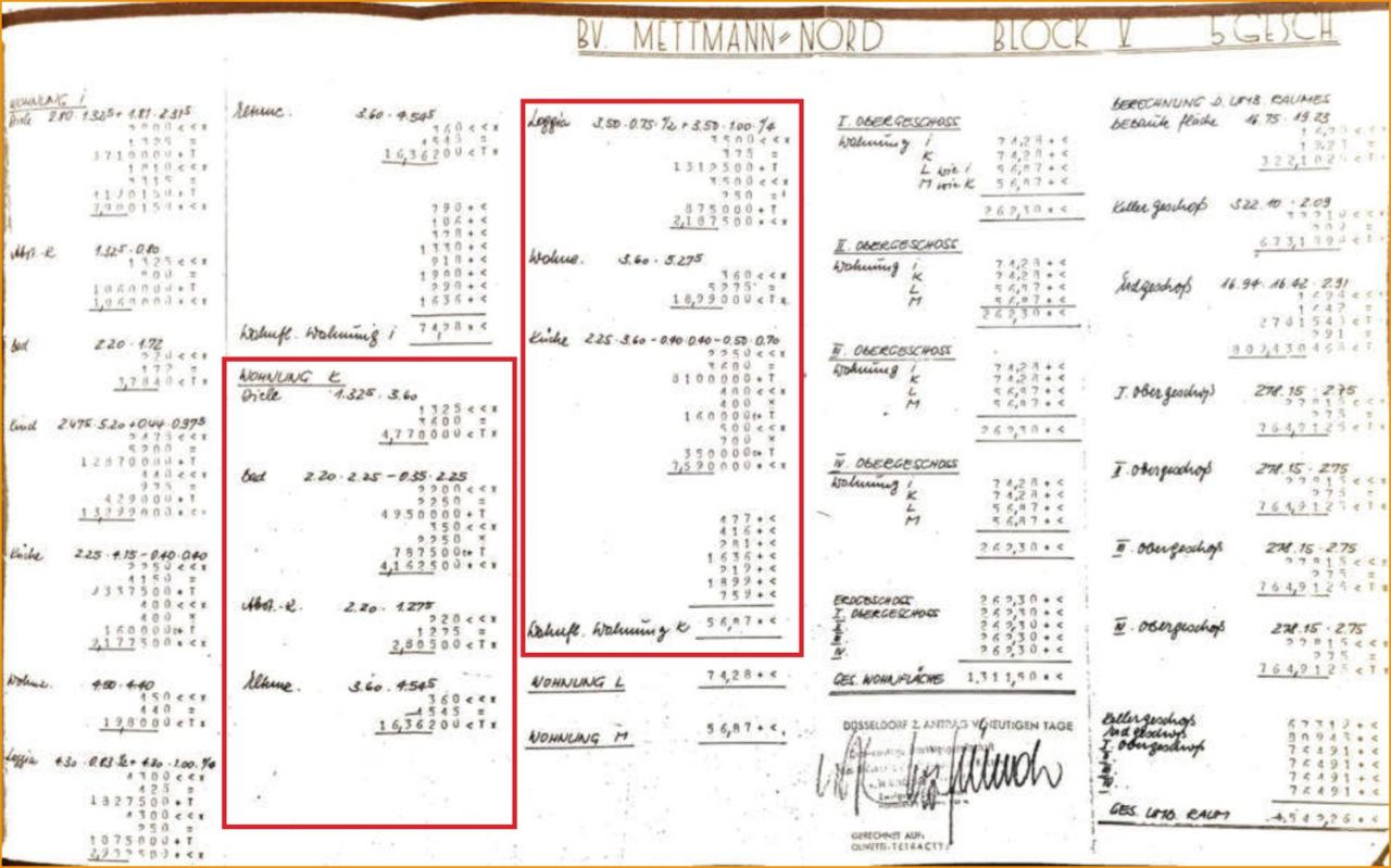 !Akte Berechnung Wohnfläche Typ Wohnung K ETW ME Be33 !Akte Berechnung Wohnfläche Typ Wohnung K ETW ME Be33