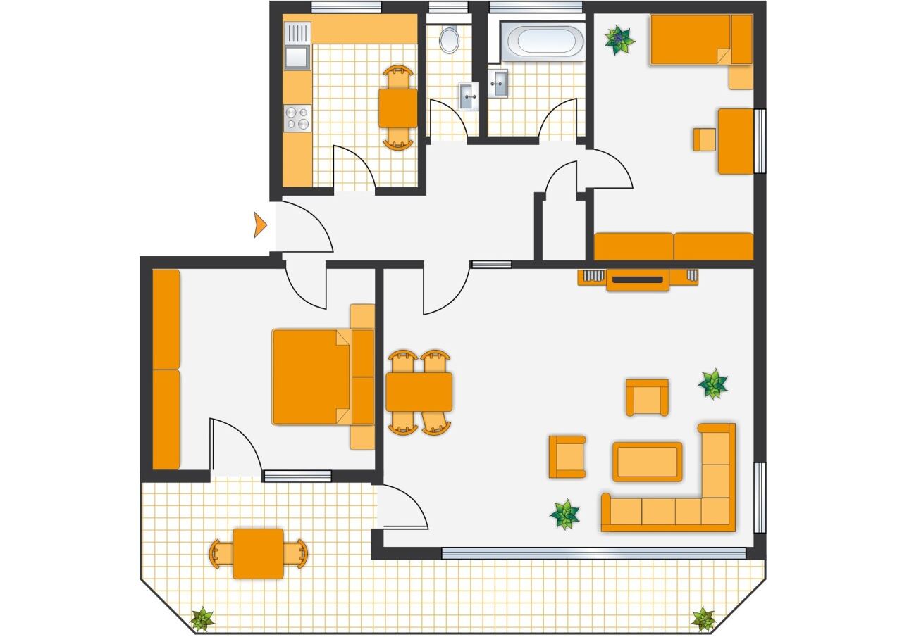 Grundriss 2. Obergeschoss Grundriss 2. Obergeschoss
