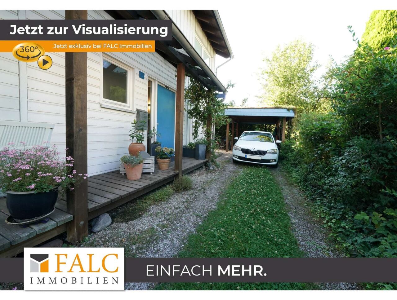 Eingangsbereich mit Carport Eingangsbereich mit Carport