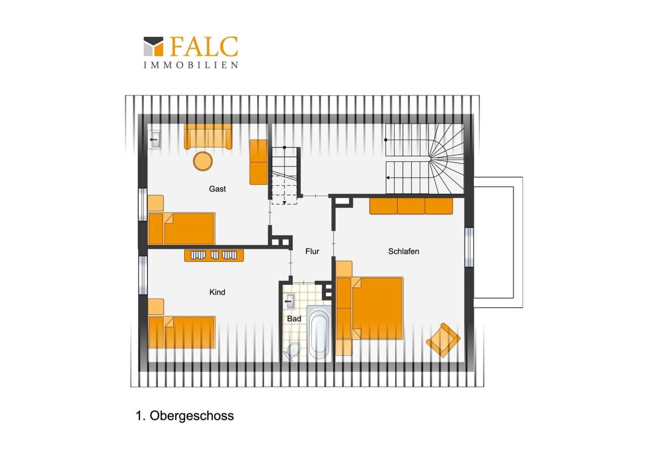 Haus 18 Grundriss 1OG Haus 18 Grundriss 1OG
